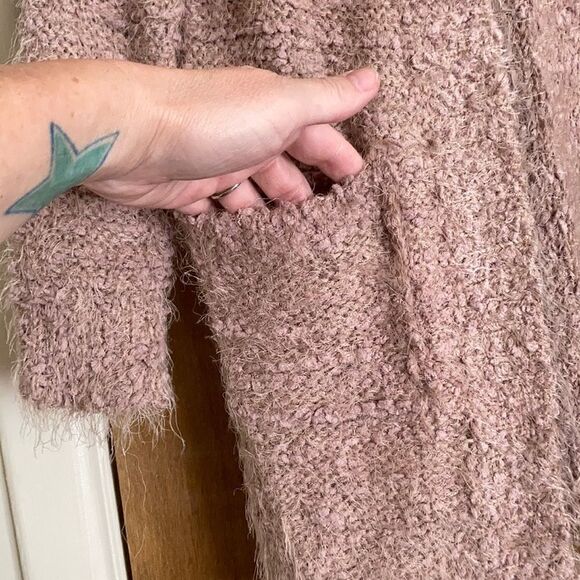 Poof Apparel Fuzzy Cardigan - Picture 7 of 10